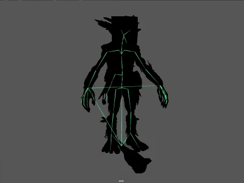Goblin Shaman Three 3D Model