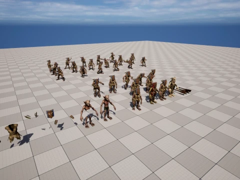 Goblin Shaman Three 3D Model