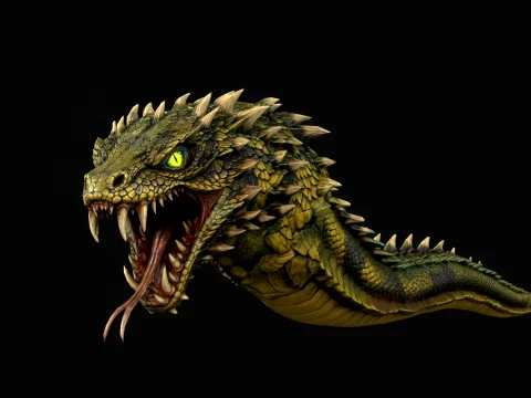 GiantSnake 3D Model