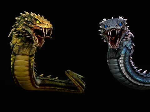 GiantSnake 3D Model