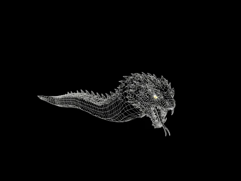 GiantSnake 3D Model