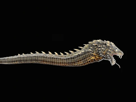 GiantSnake 3D Model