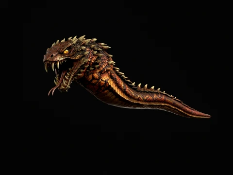 GiantSnake 3D Model