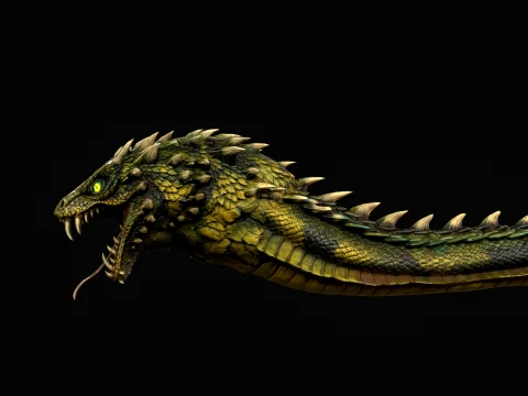 GiantSnake 3D Model