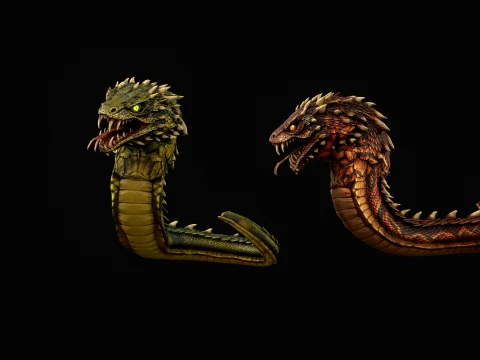 GiantSnake 3D Model