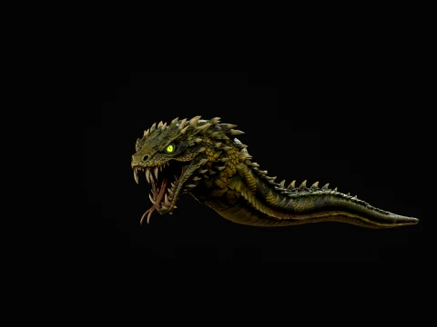 GiantSnake 3D Model
