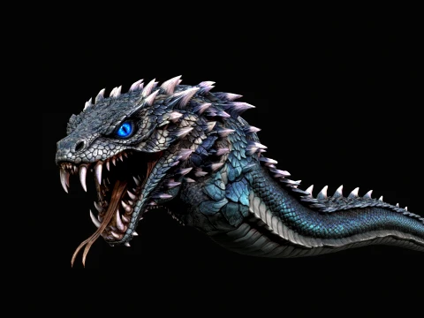 GiantSnake 3D Model