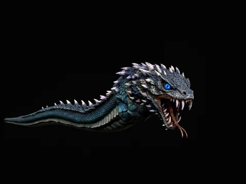 GiantSnake 3D Model