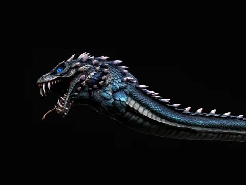 GiantSnake 3D Model