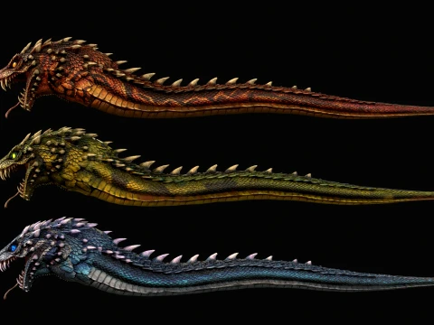 GiantSnake 3D Model