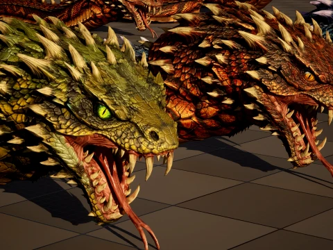 GiantSnake 3D Model