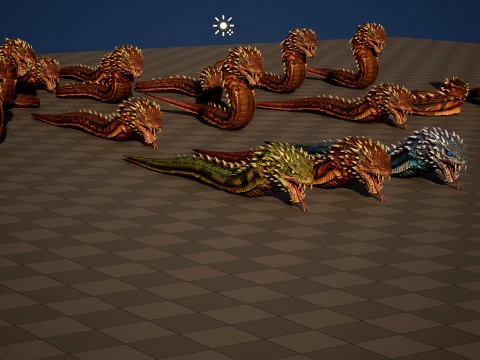 GiantSnake 3D Model