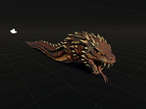 GiantSnake 3D Model