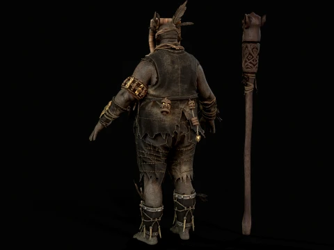 Orc Shaman Three 3D Model