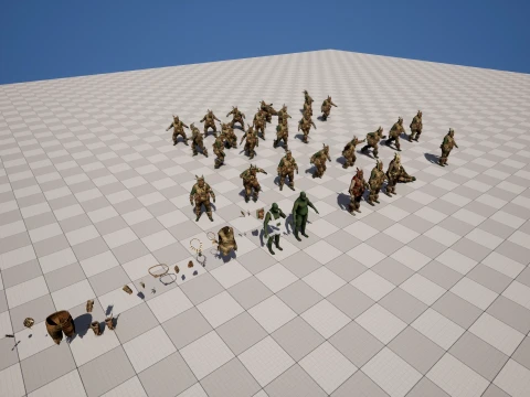 Orc Shaman Three 3D Model