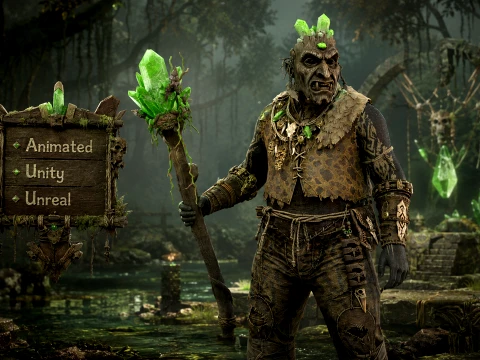 Orc Shaman Four 3D Model