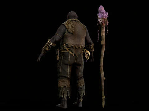 Orc Shaman Four 3D Model