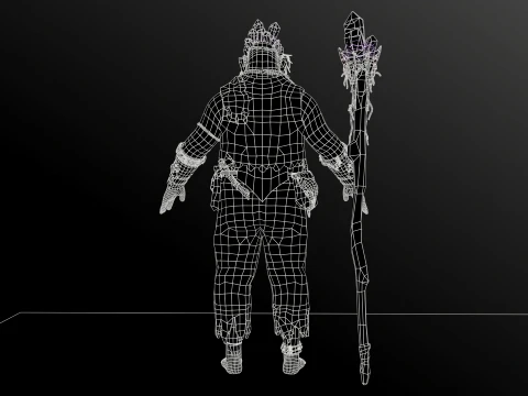 Orc Shaman Four 3D Model