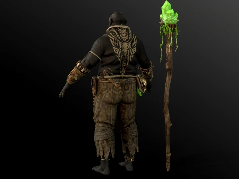 Orc Shaman Four 3D Model