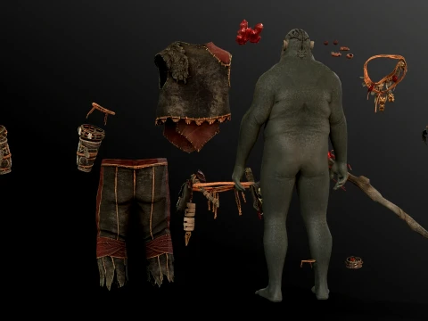 Orc Shaman Four 3D Model