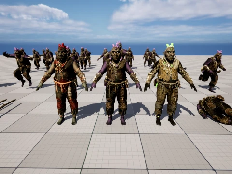 Orc Shaman Four 3D Model