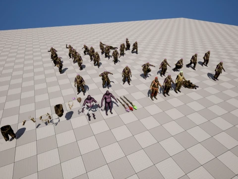 Orc Shaman Four 3D Model