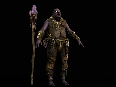 Orc Shaman Four 3D Model