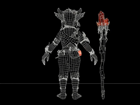 Goblin Shaman Four 3D Model