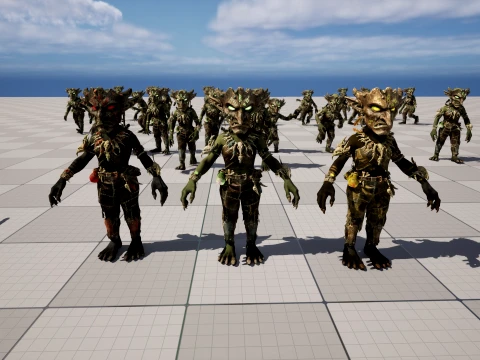 Goblin Shaman Four 3D Model
