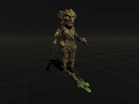 Goblin Shaman Four 3D Model
