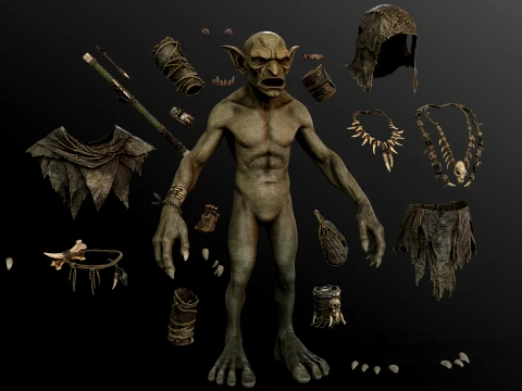 Goblin Scout 3D Model