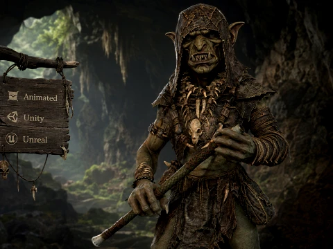Goblin Scout 3D Model