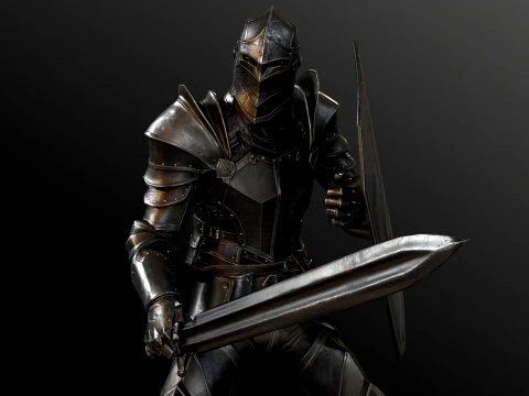 Dark Knight NPC 2 3D Model