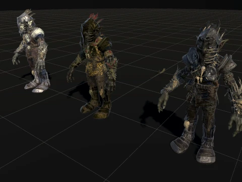 Goblin Fighter 1 3D Model