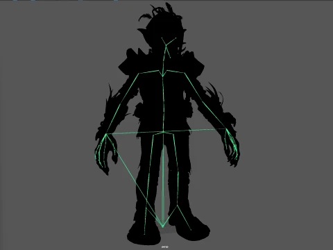 Goblin Fighter 1 3D Model