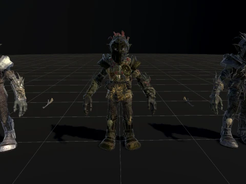 Goblin Fighter 1 3D Model