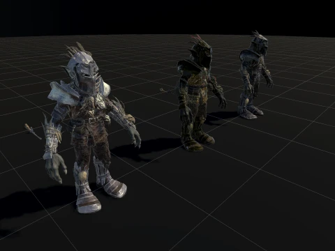 Goblin Fighter 1 3D Model