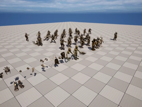Goblin Fighter 1 3D Model