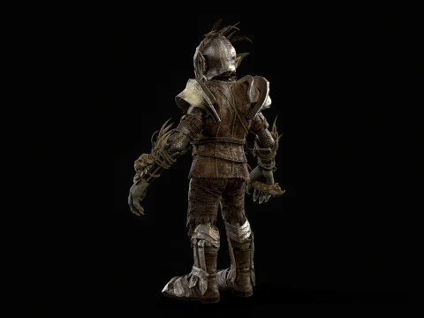 Goblin Fighter 1 3D Model
