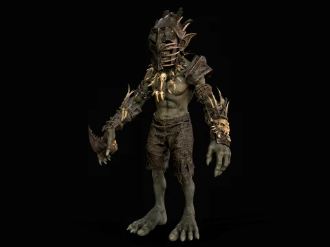 Goblin Fighter 1 3D Model