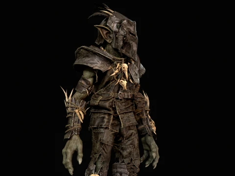 Goblin Fighter 1 3D Model