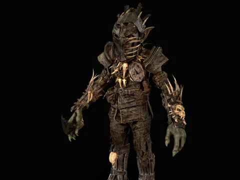 Goblin Fighter 1 3D Model
