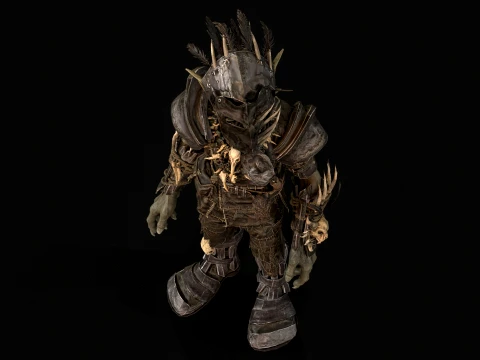 Goblin Fighter 1 3D Model