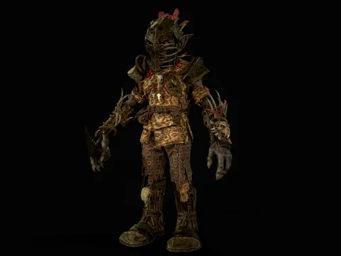 Goblin Fighter 1 3D Model