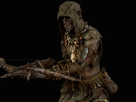Escoteiro Orc Modelo 3D