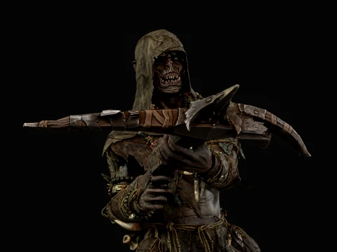 Escoteiro Orc Modelo 3D