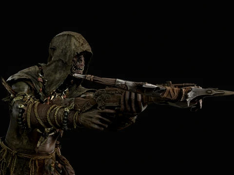 Escoteiro Orc Modelo 3D