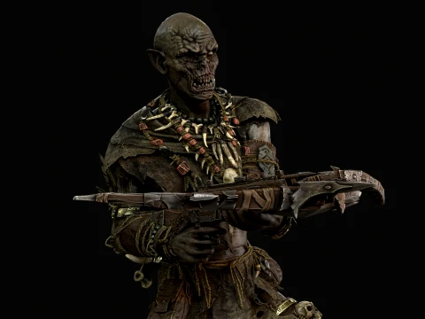 Escoteiro Orc Modelo 3D