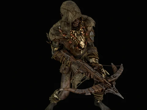 Escoteiro Orc Modelo 3D