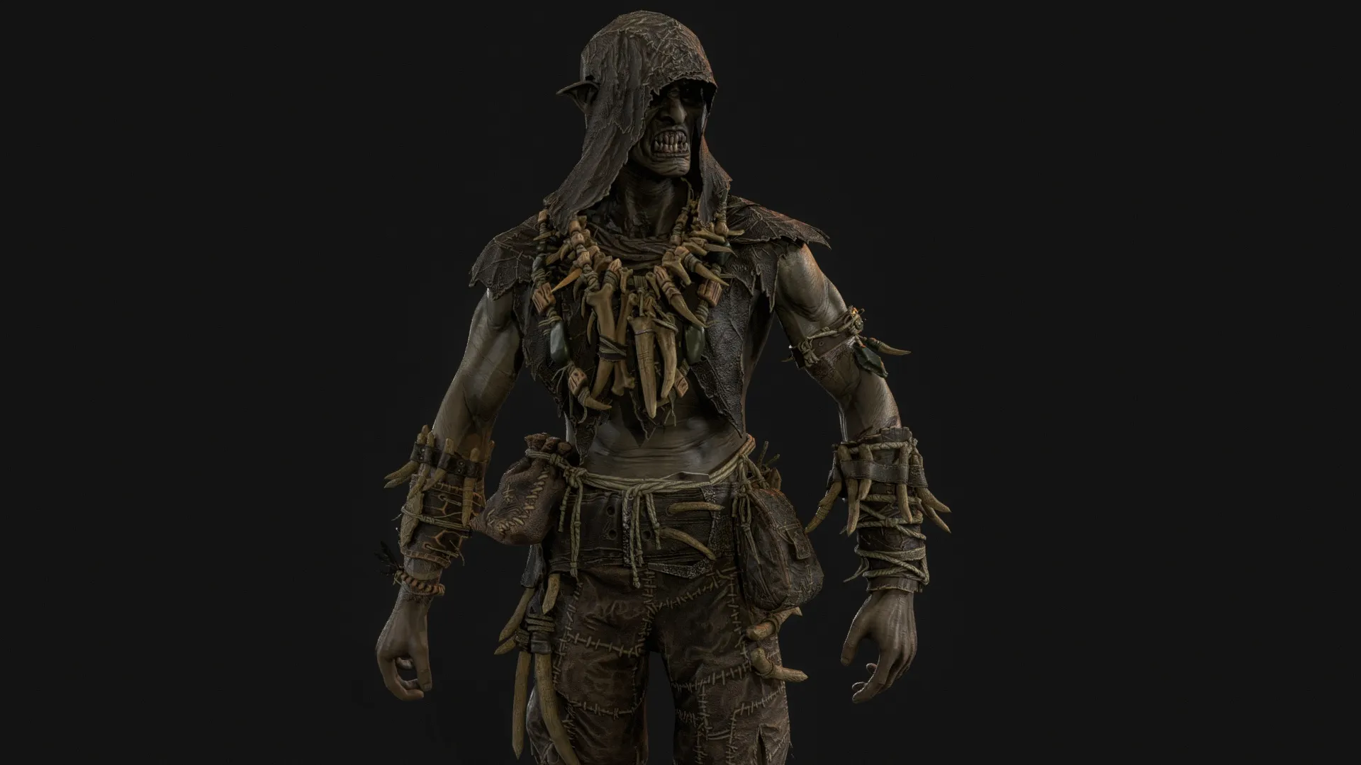 Orc Scout 2 3D Model .c4d .max .obj .3ds .fbx .stl .blend